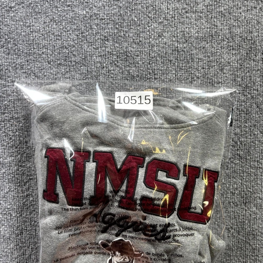 NCAA NMSU Aggies Colosseum Sweatshirt Women's XL Gray Football Team Funnel Neck - Picture 11 of 11